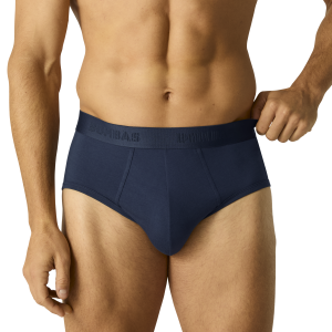 Men's Cotton Modal Blend Flyless Brief