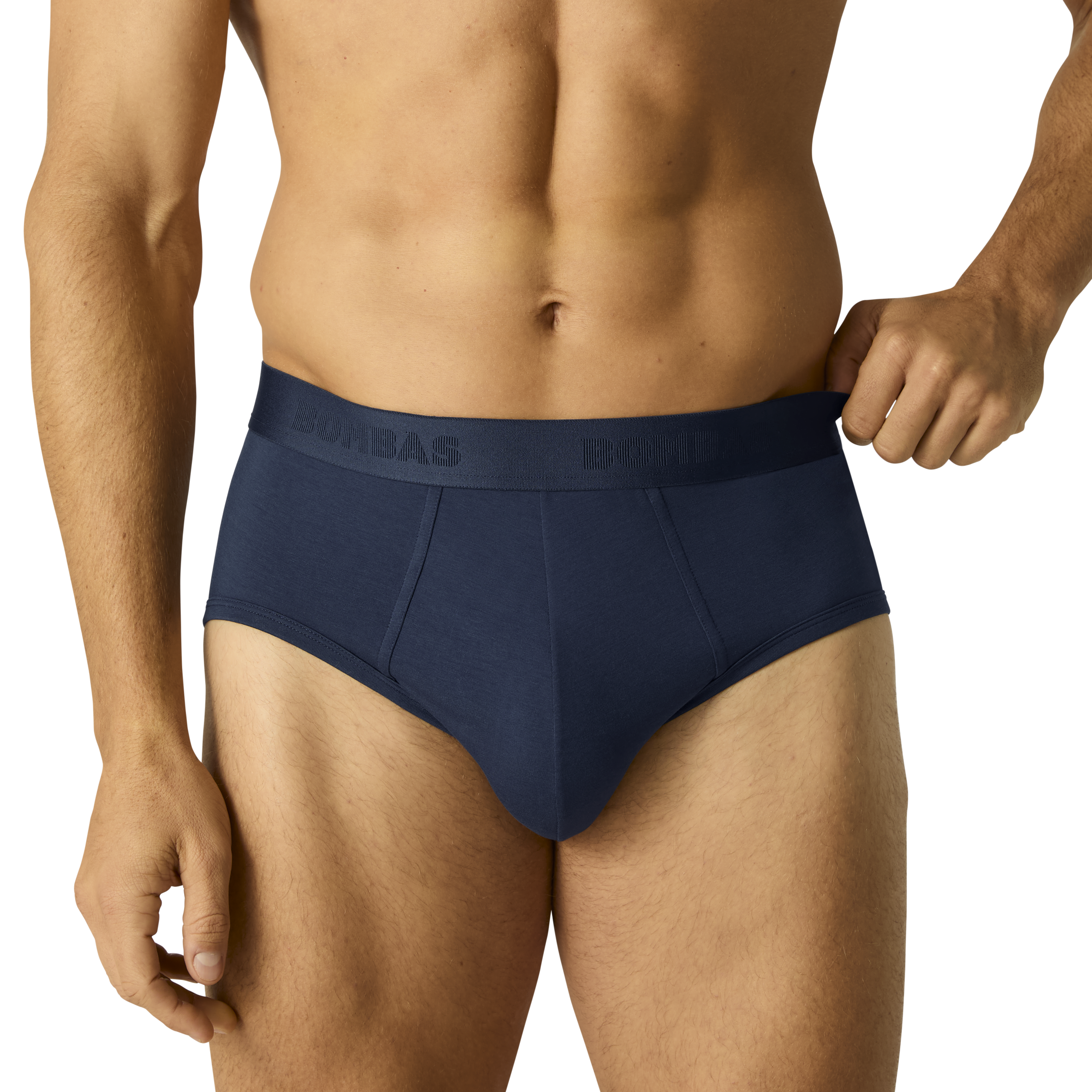 Men's Cotton Modal Blend Flyless Brief