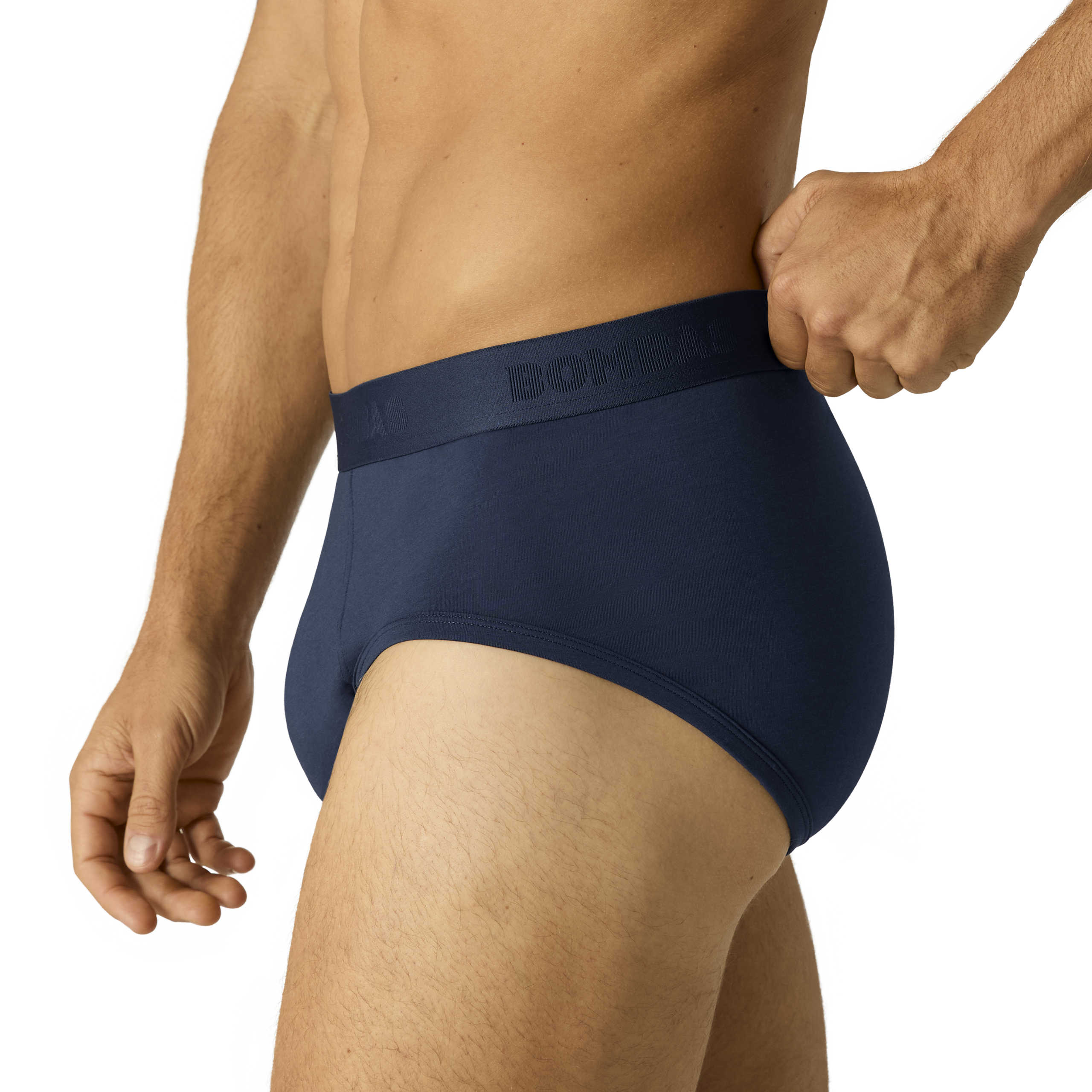Men's Cotton Modal Blend Flyless Brief - Image 3