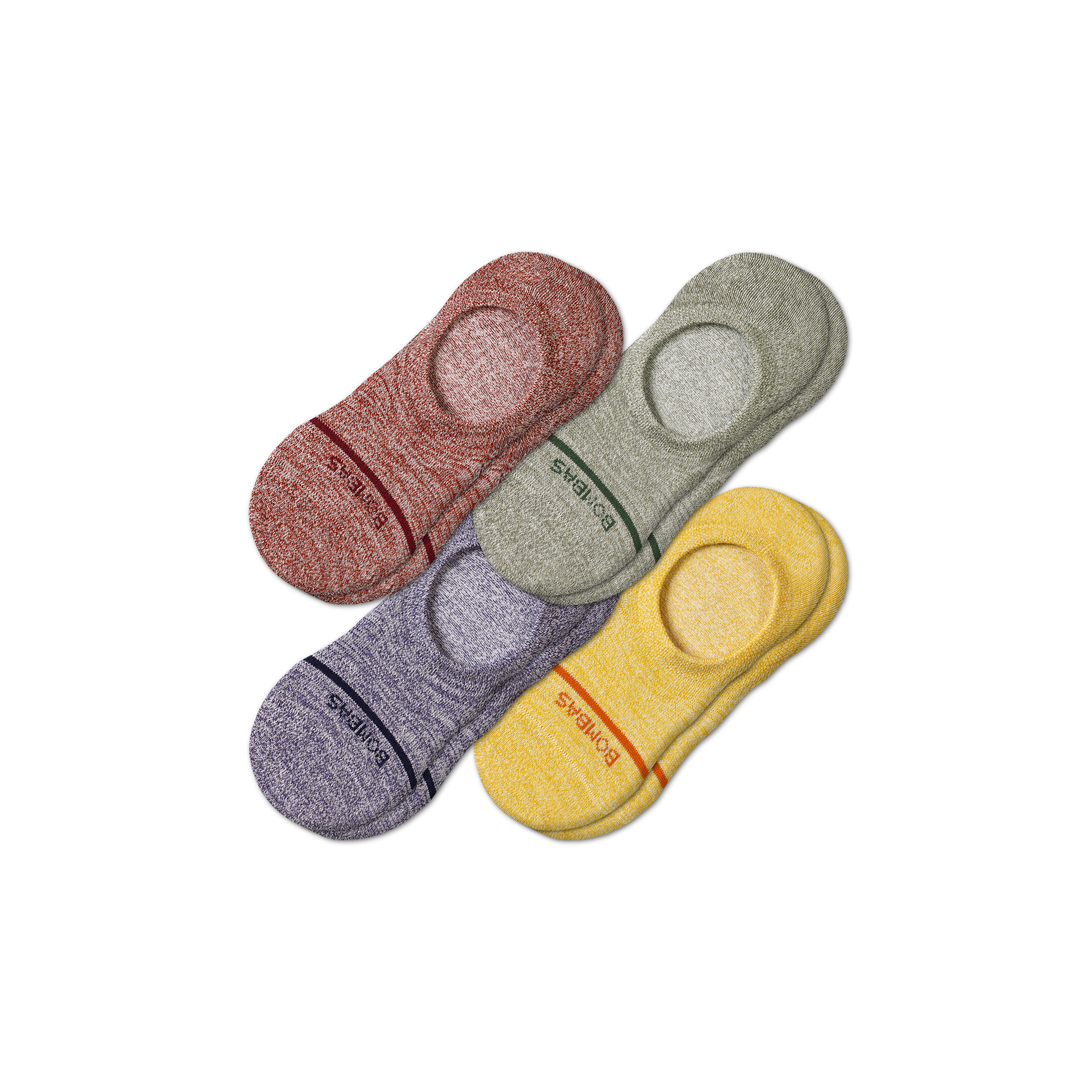 Men's Lightweight Merino Wool Blend No Show Sock 4-Pack - Image 26